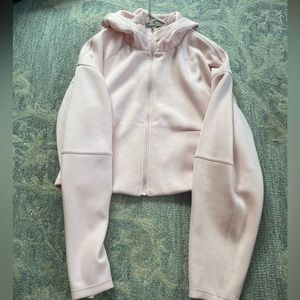 Pink lululemon cropped sweatshirt
